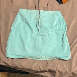 Wild Fable Aqua Mini Skirt